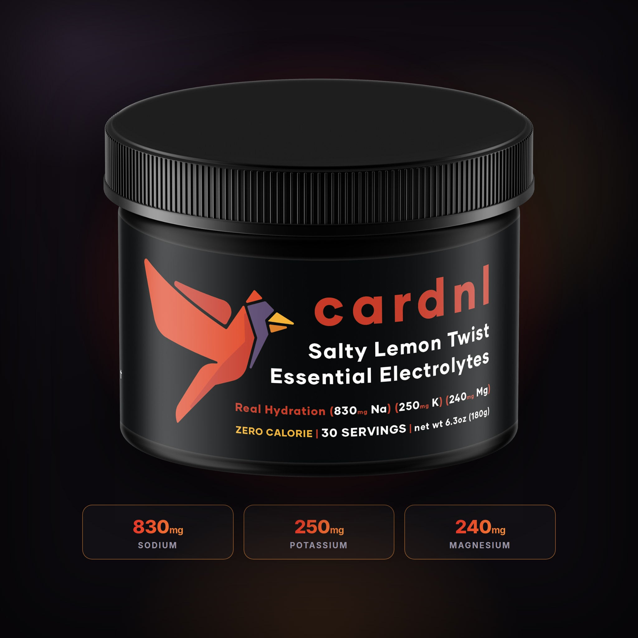 Zero Sugar Electrolytes | Salty Lemon Twist – Cardnl